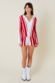 Olene Short - Red Stripes