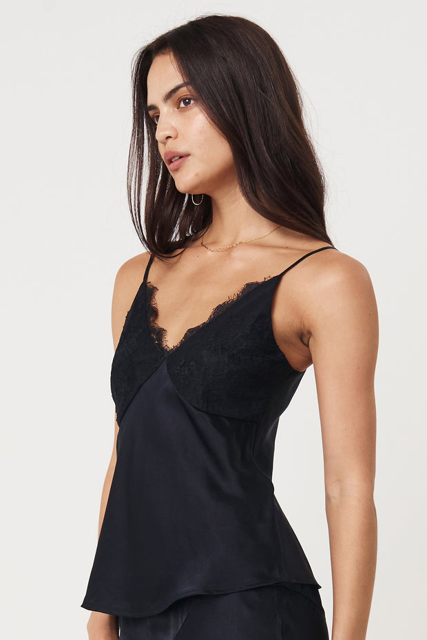 Kaz Slip Top - Black