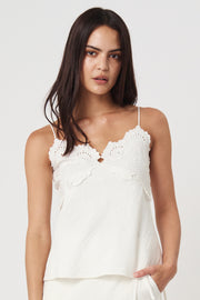 Naomy Cami Top - Core White