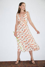 Jackie Maxi Dress - Garden Bloom Floral - SAMPLE