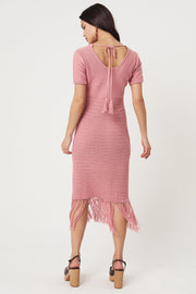 Naima Midi Dress - Rose - SAMPLE