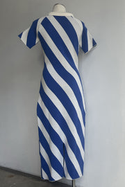 Estella Stripes Polo Dress - SAMPLE