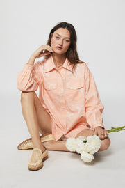 Betsy Shirt - Tropical Blush S