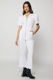 Logan Jumpsuit - White