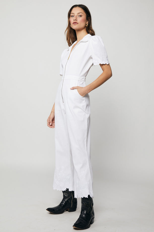 Logan Jumpsuit - White