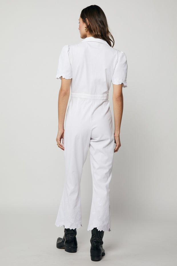 Logan Jumpsuit - White