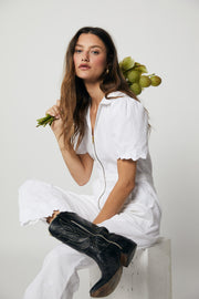 Logan Jumpsuit - White