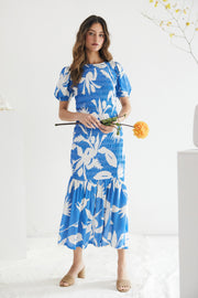 Isabella Maxi Dress - Blue Spring