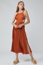 Olga Midi Dress - Cinnamon