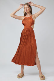 Olga Midi Dress - Cinnamon