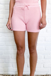 EVY KNIT SHORT - PINK