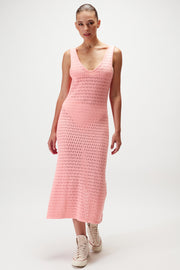 Alina Knit Dress - Orchid Pink