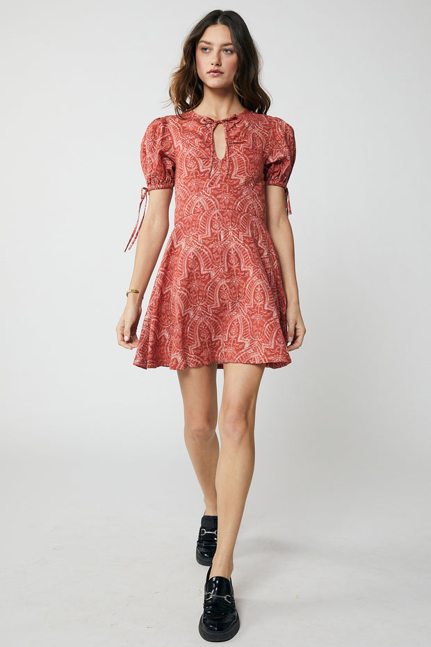 Sierra Mini Dress - Persian Damask