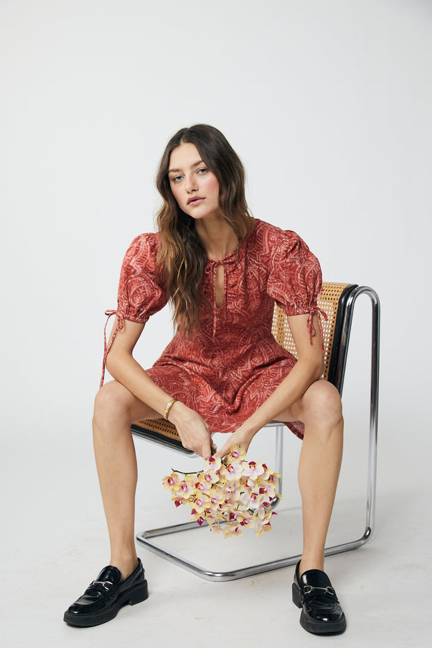 Sierra Mini Dress - Persian Damask