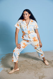 Rosie Shibori Jumpsuit - Multiple Tie Dye