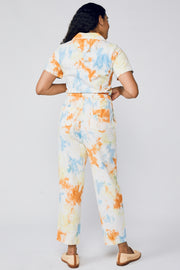 Rosie Shibori Jumpsuit - Multiple Tie Dye