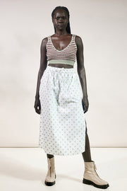 Dani Skirt - Elle Polka Dot Pistachio