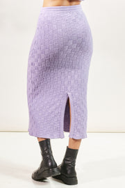 Kenzie Knit Skirt - Lavender