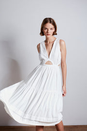 Kamila Midi Dress - White