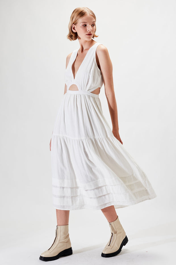 Kamila Midi Dress - White