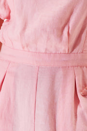 Lucia Romper - Blush Rose