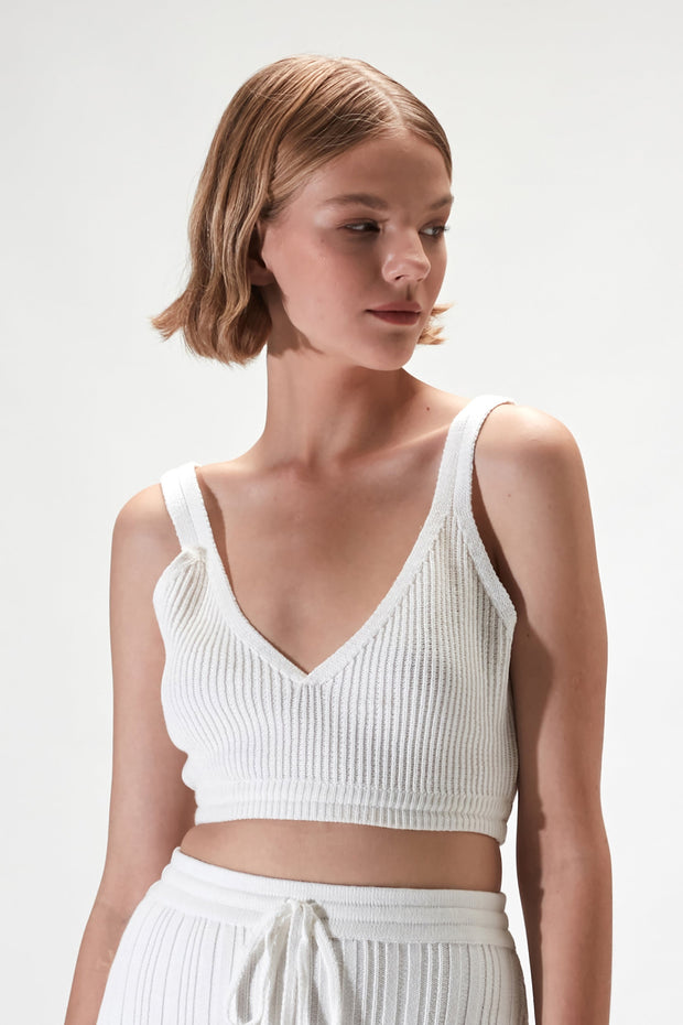 Mabel Bra Top - White