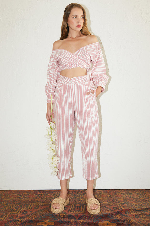 Penny Mom Pants - Stripe