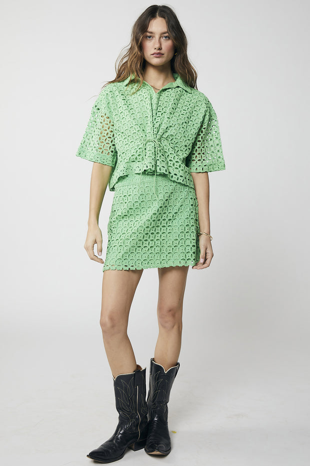 Stacy Mini Skirt - Summer Green