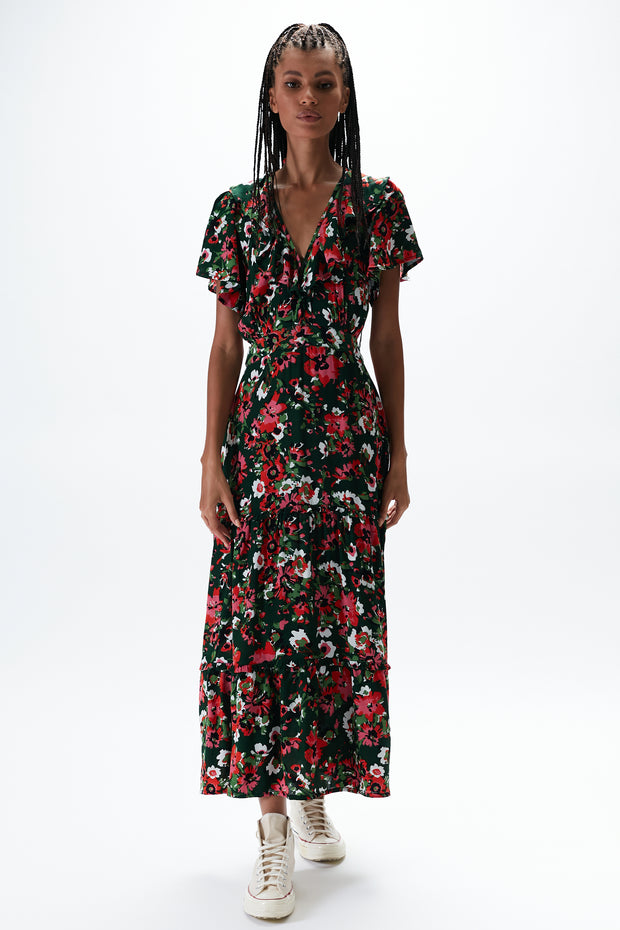 Lucille Maxi Dress - Viola Floral