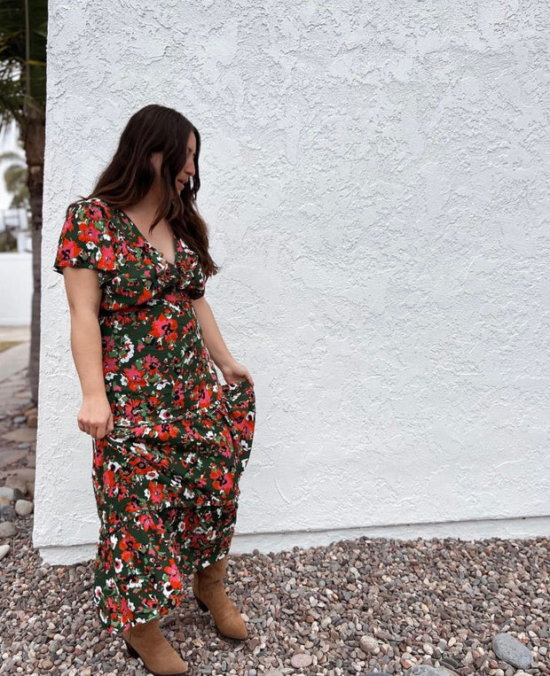 Lucille Maxi Dress - Viola Floral