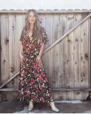 Lucille Maxi Dress - Viola Floral