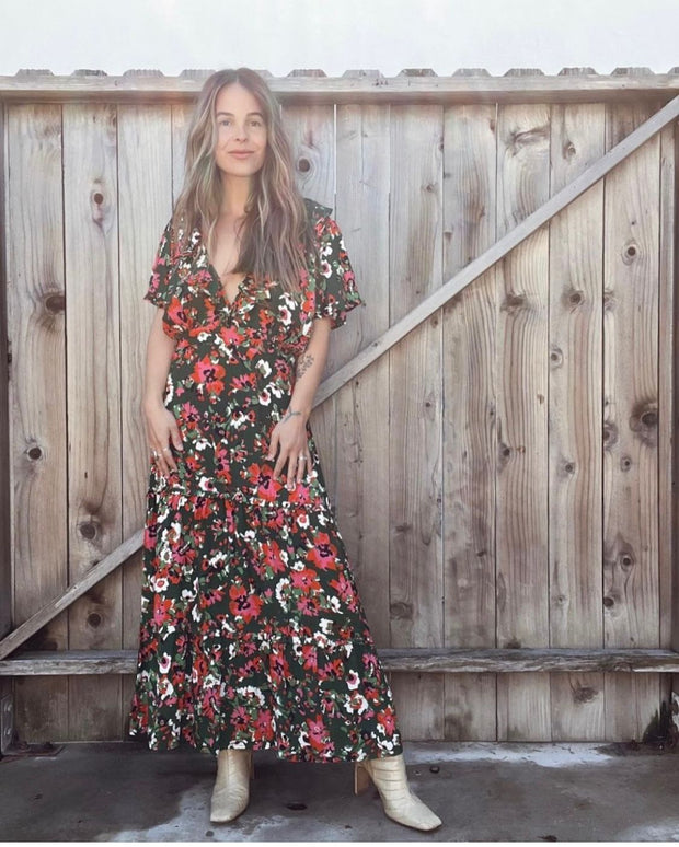 Lucille Maxi Dress - Viola Floral