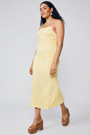 Isabelle Cami Smock Dress - Lemon Meringue