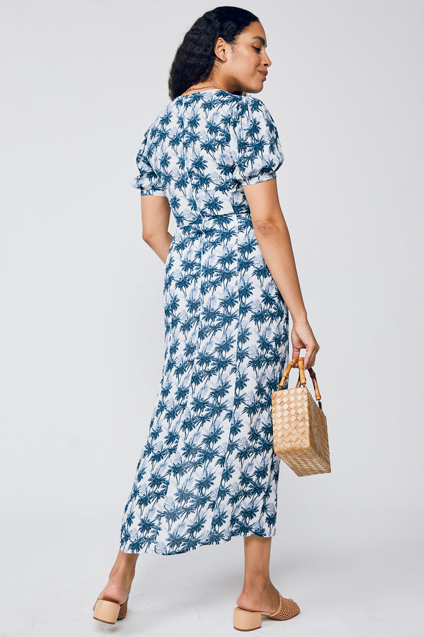 Maya Split Dress - Palm Beach